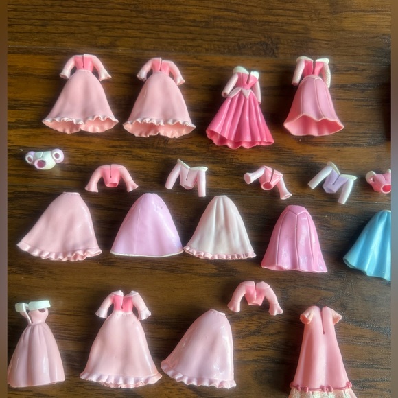 {Polly Pocket Disney} Princess Aurora Dolls With Dresses & Accessories - Picture 5 of 6